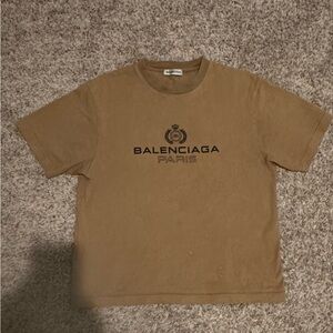 Balenciaga Brown T-Shirt